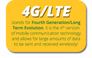 4G / LTE stands for fourth generation / long term evolution