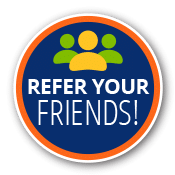 refer your friends button